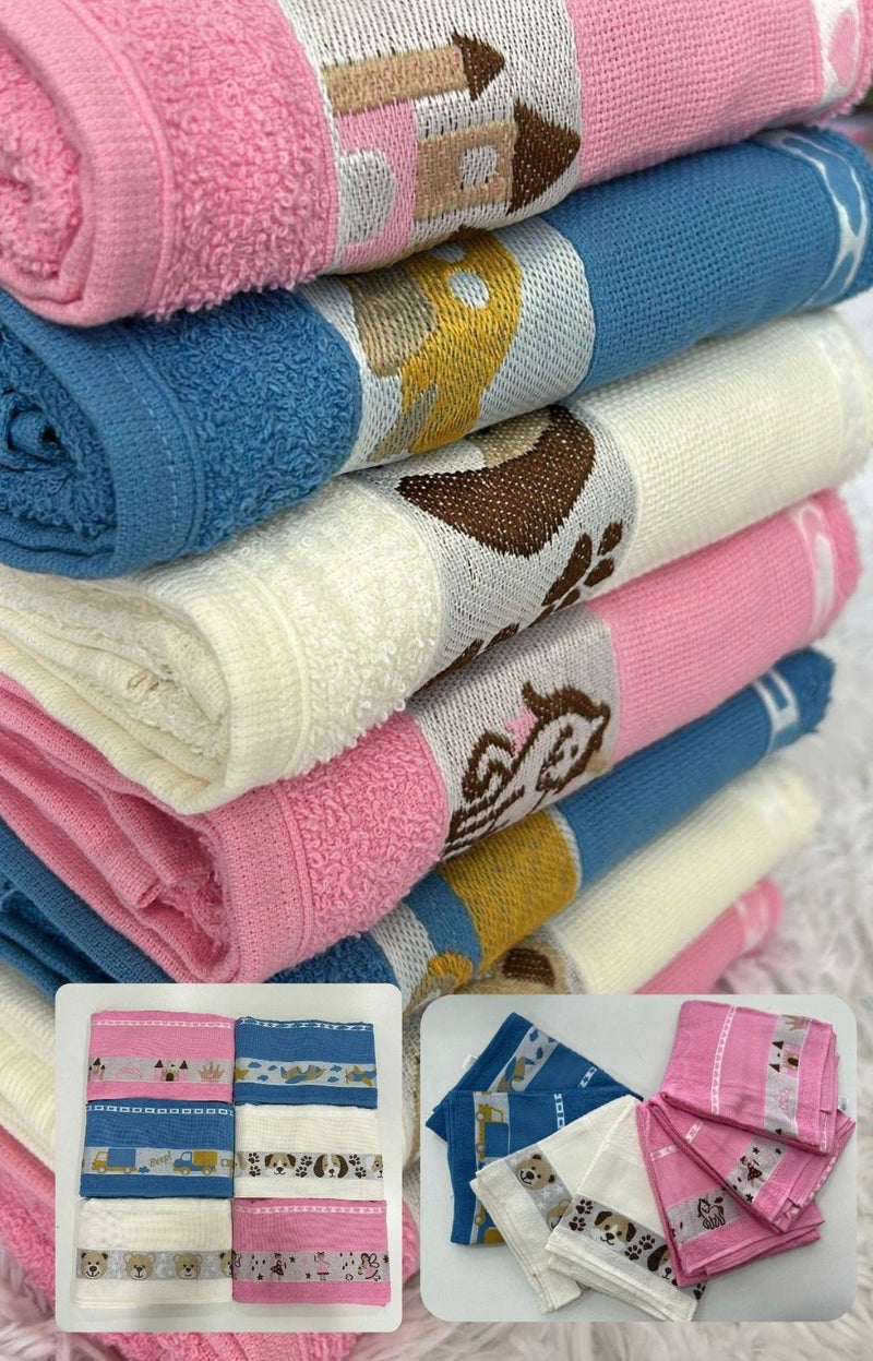 Toalha Infantil De Bordar.. Tam 70cm x 1.20m