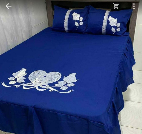 Colcha de Cama box Oxford com Babado