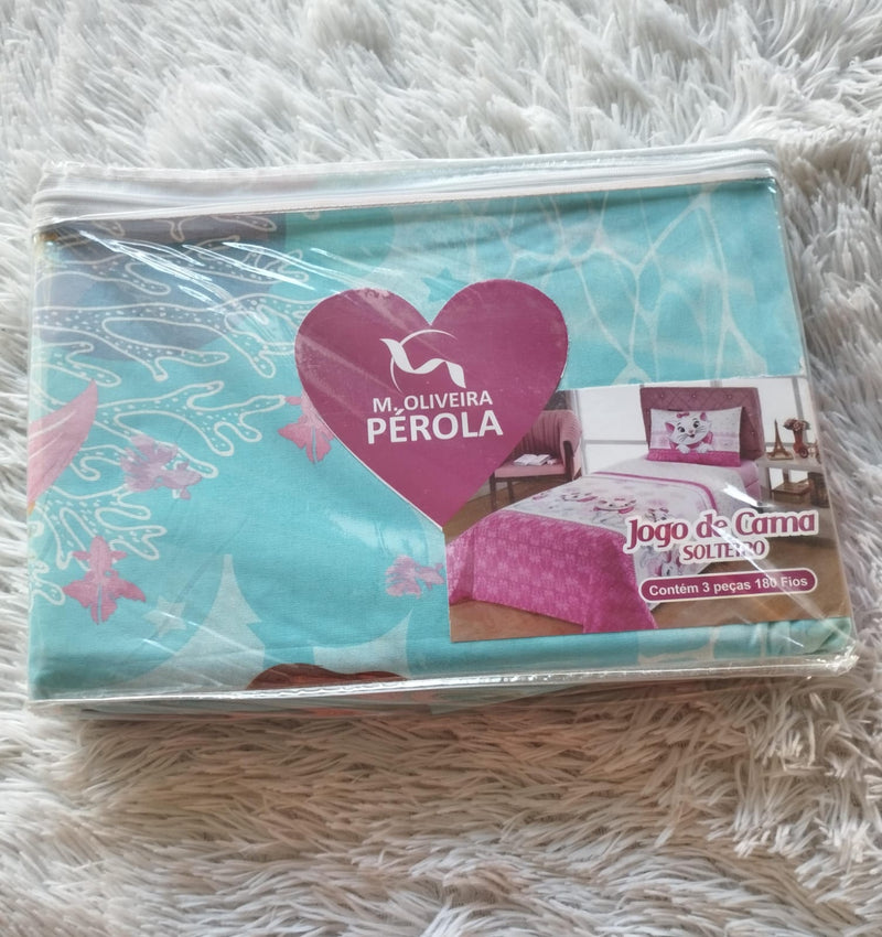 Jogo de Cama Peróla Solteiro- 3pcs