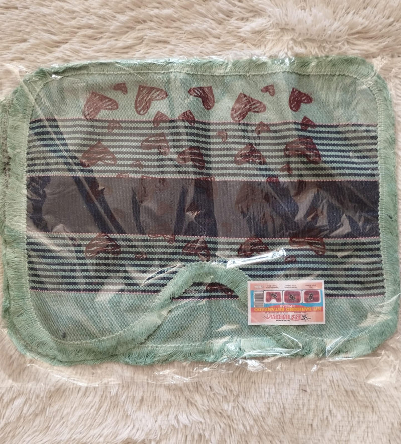Jogo de Banheiro Pintado- 3 pcs