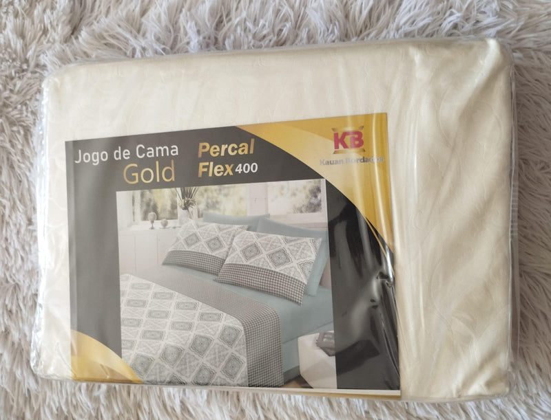Jogo de cama Gold KB- Tam Casal