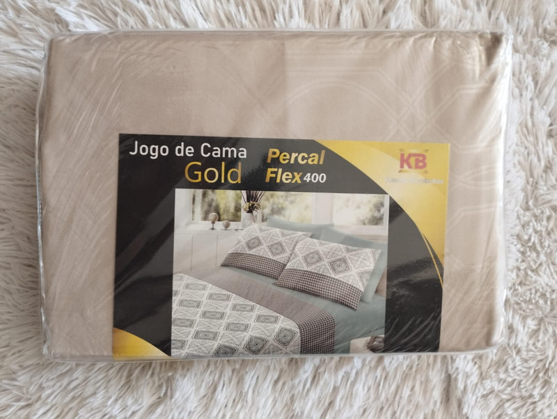 Jogo de cama Gold KB- Tam Casal