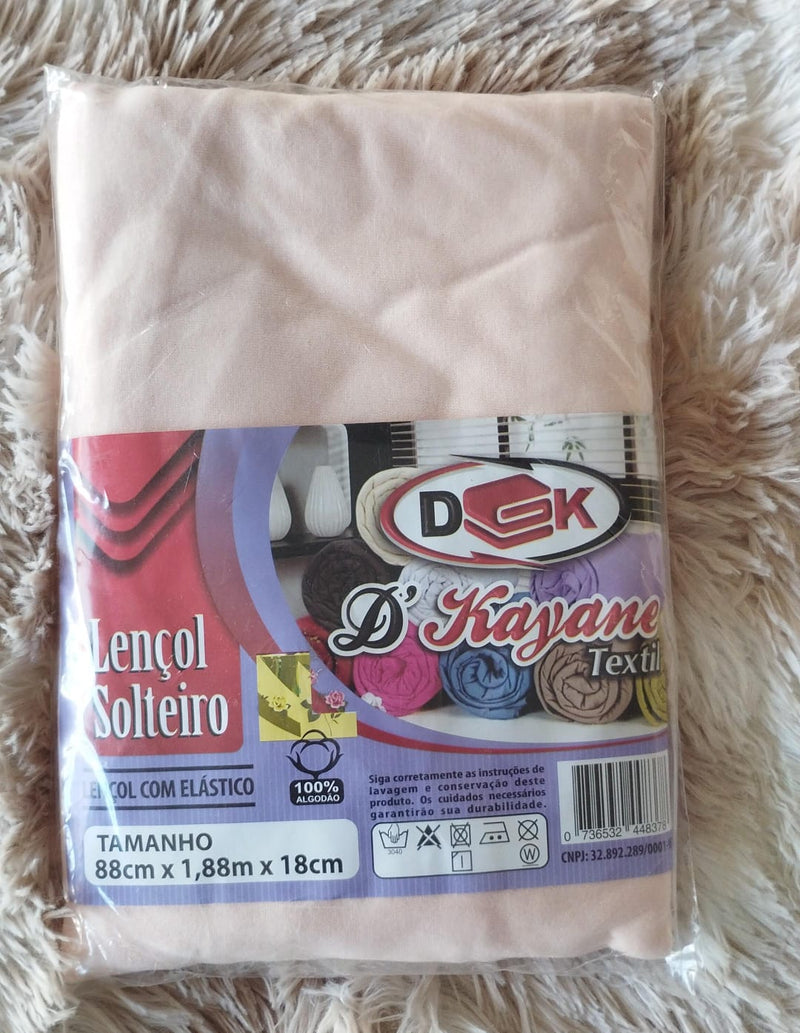 Lençol De Elástico Solteiro