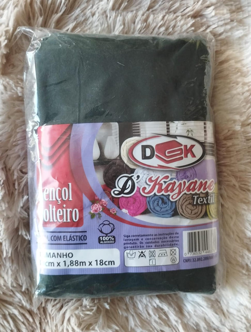 Lençol De Elástico Solteiro