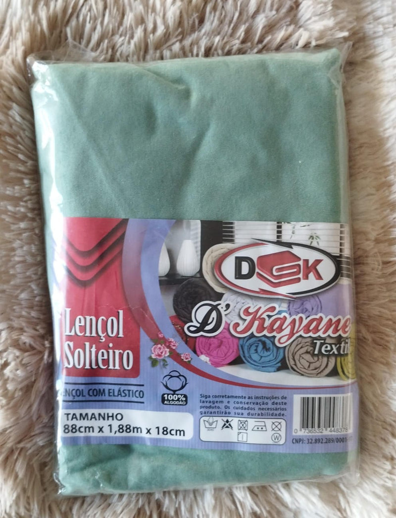 Lençol De Elástico Solteiro