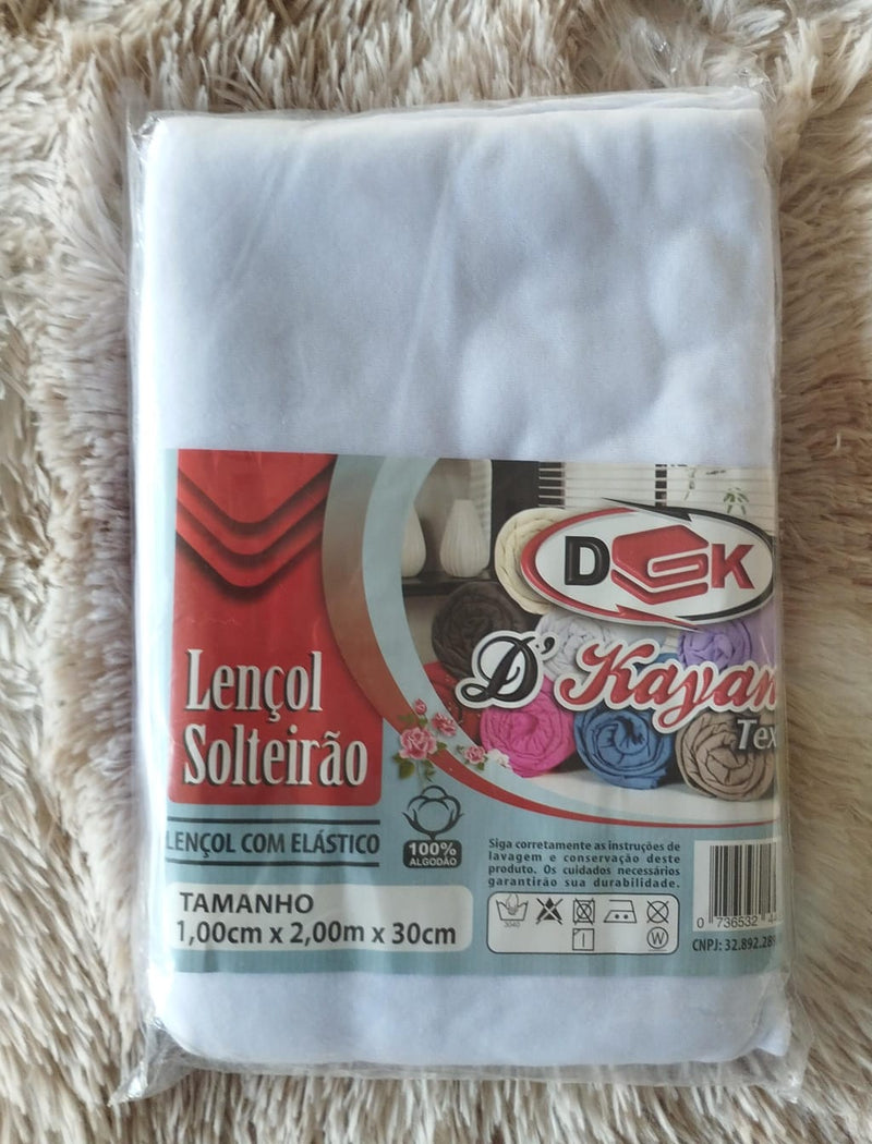 Lençol De Elástico Solteirão