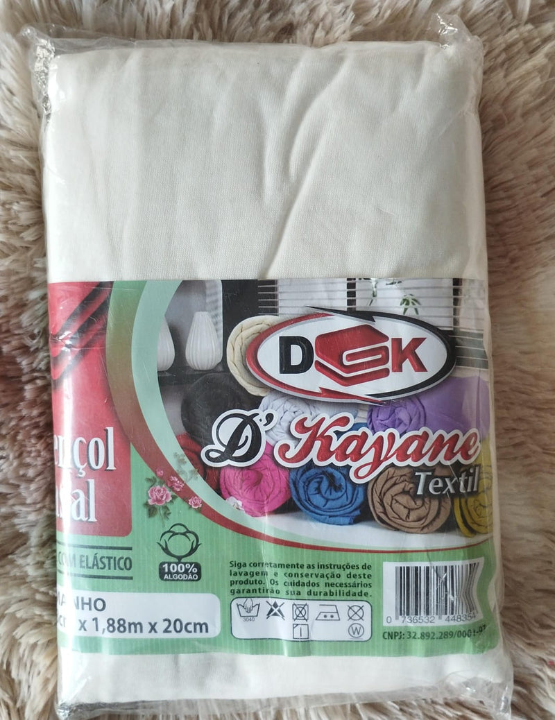 Lençol De Elástico Casal