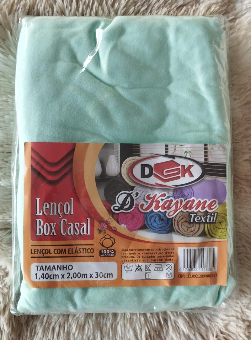 Lençol De Elástico Box Casal
