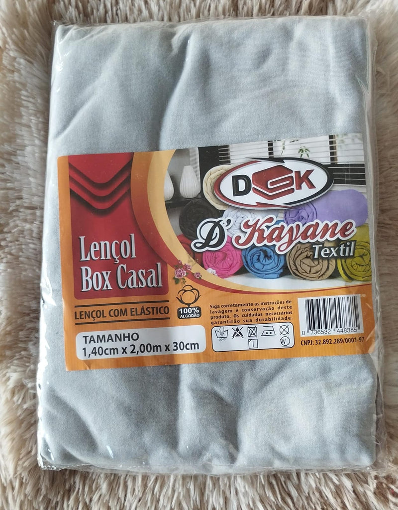 Lençol De Elástico Box Casal
