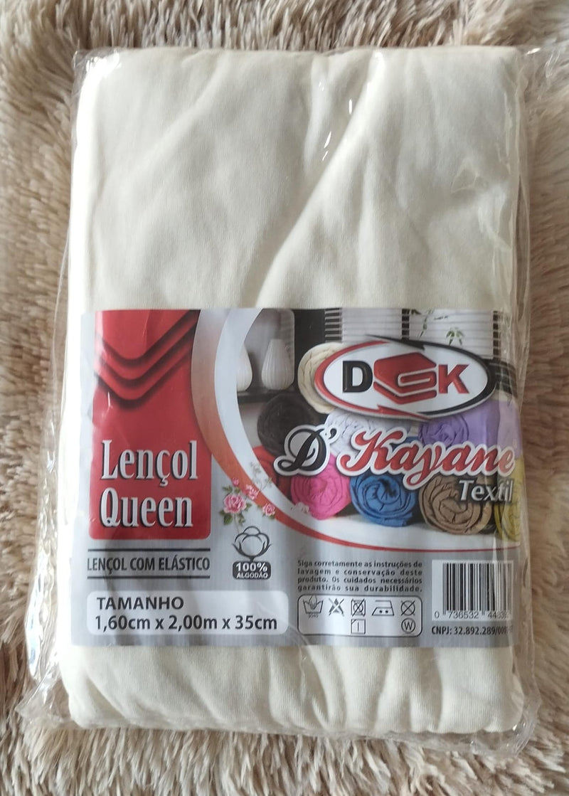 Lençol De Elástico Queen