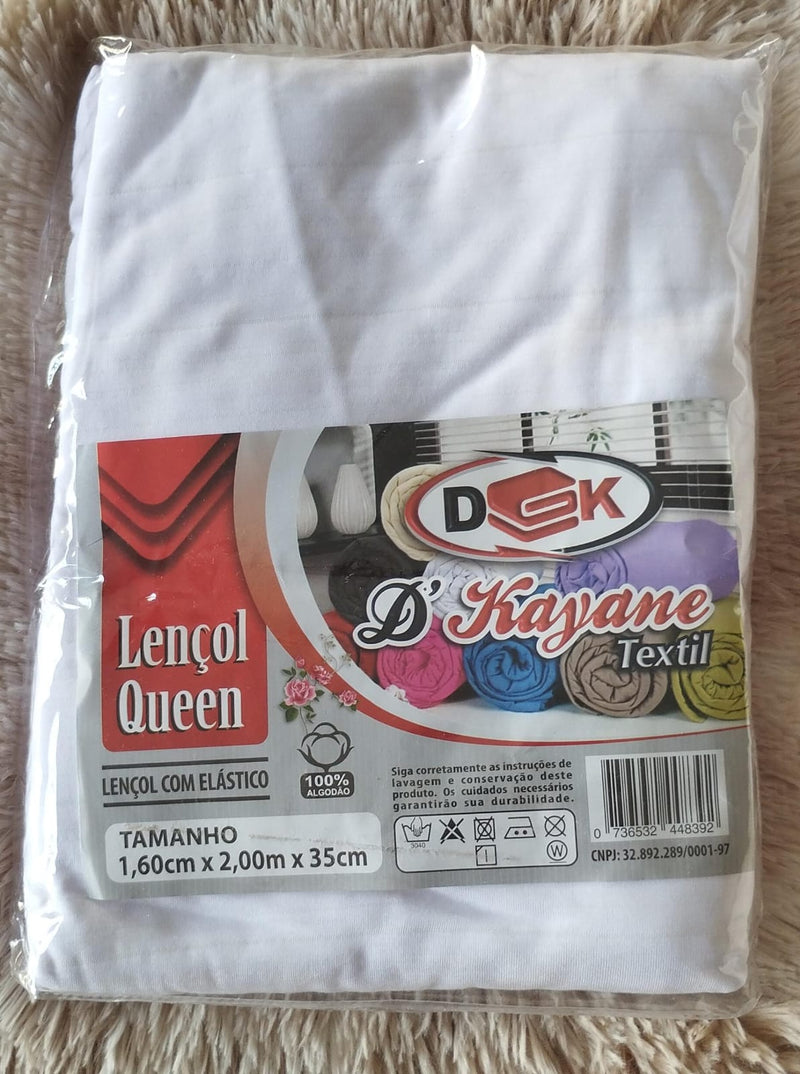 Lençol De Elástico Queen