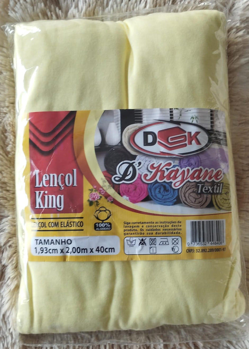 Lençol De Elástico King