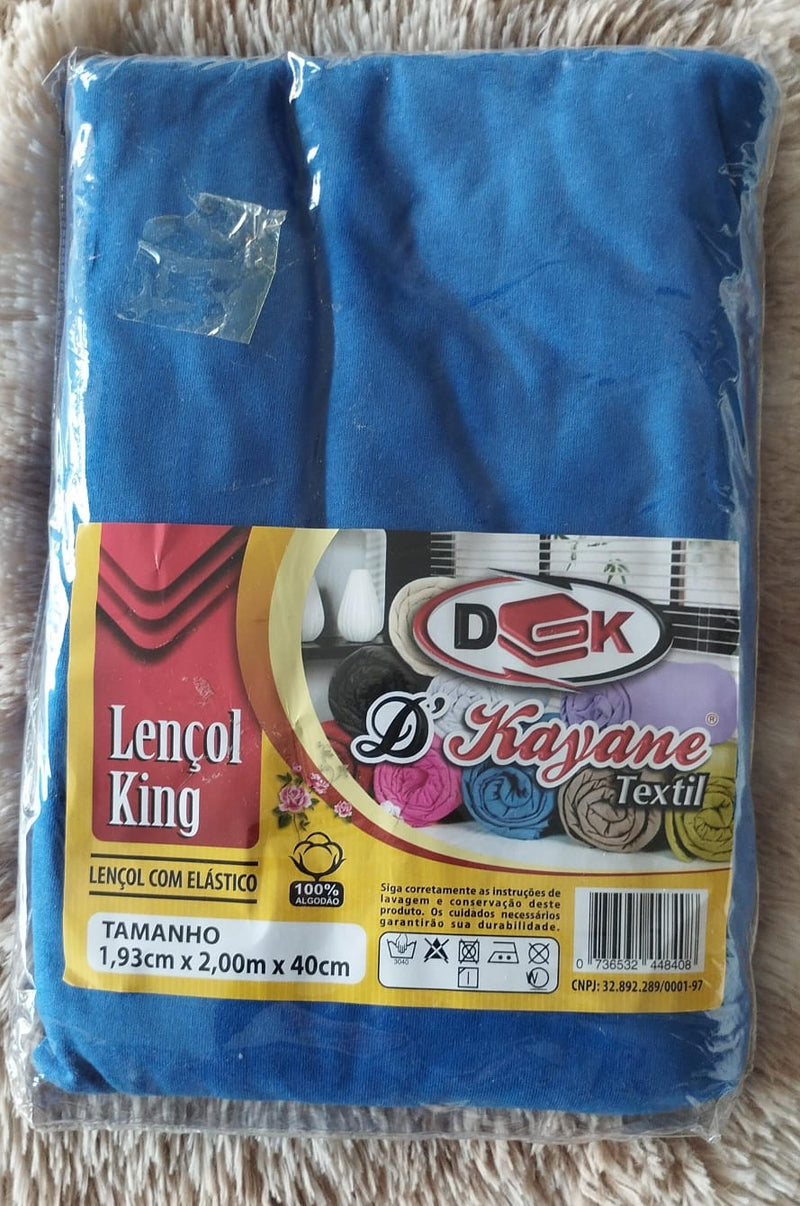 Lençol De Elástico King