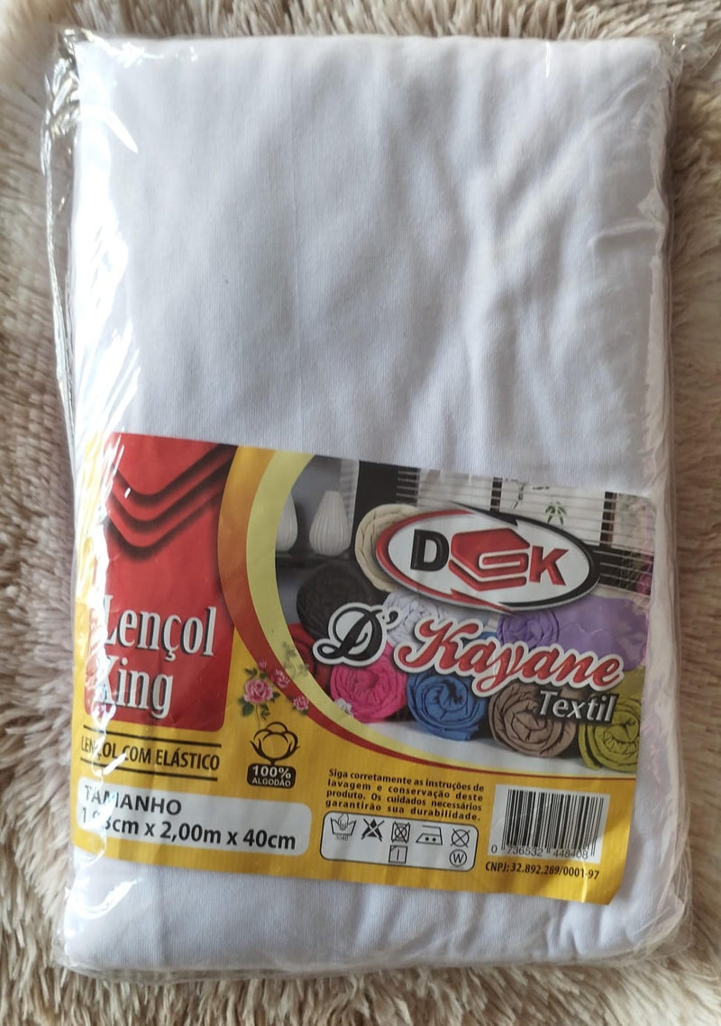 Lençol De Elástico King
