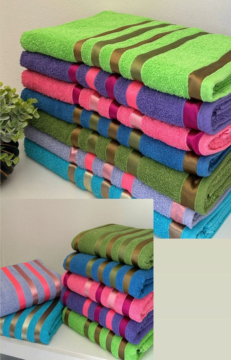 Toalha colore.. Tam 80cm x 1.55m