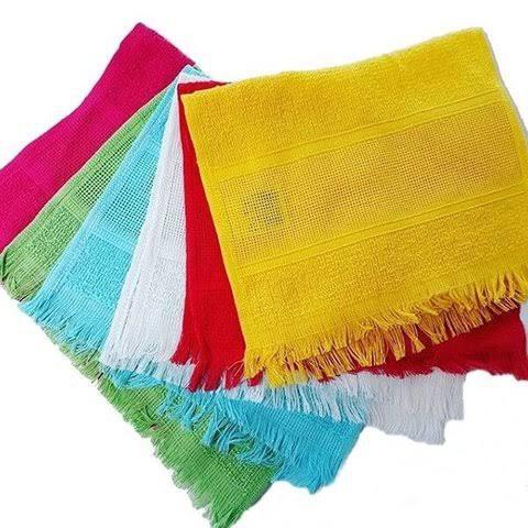 Toalha de Rosto Social pacote com 50 unidades.. Tam 20cm x 38cm