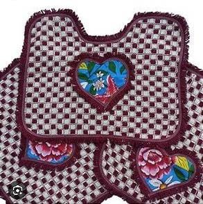 Kit de Banheiro coração