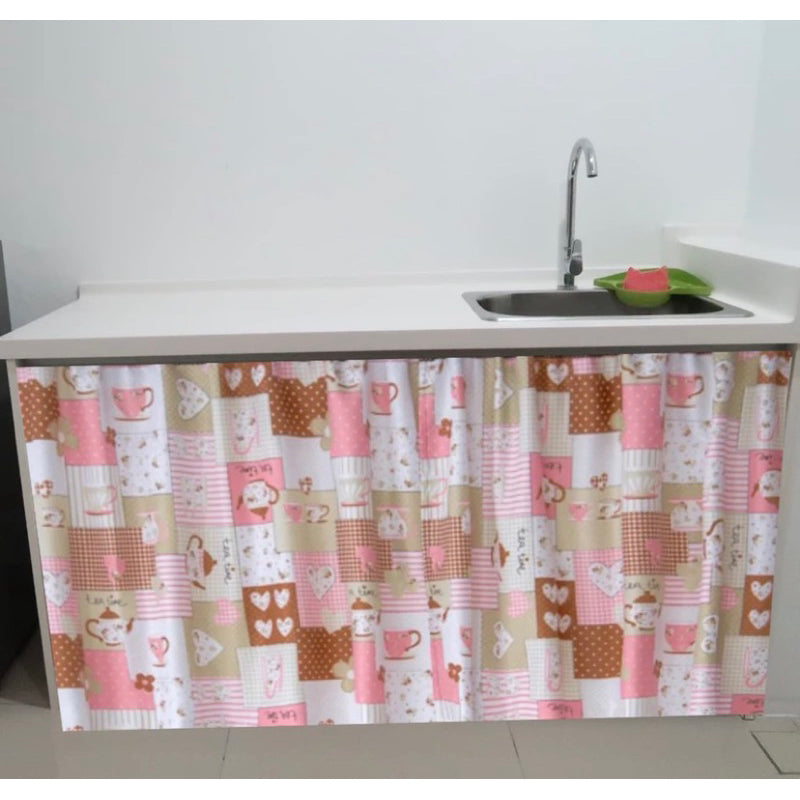 Cortina de Pia Oxford .. Tam 90cm x 1.50
